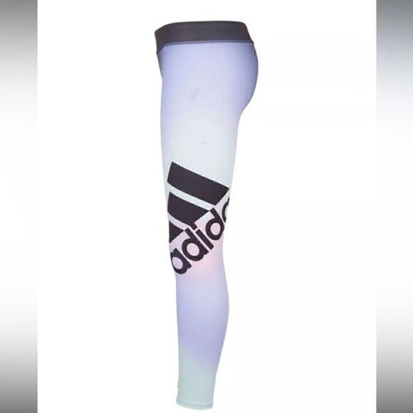 ADIDAS Little Girls AEROREADY Ombre Graphic Tight, leggings,workout pants size 4 - Picture 7 of 9